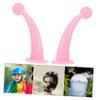 BESPORTBLE 2pairs Silicone Suction Cup Tentacles Antenna Motorcycle Helmet Snail Decorative Helmet Accessories Pair view 3