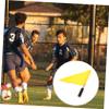 BESPORTBLE 4pcs Yellow Football Penalty Flags Sports Waving Flags for Racing and Referees view 4