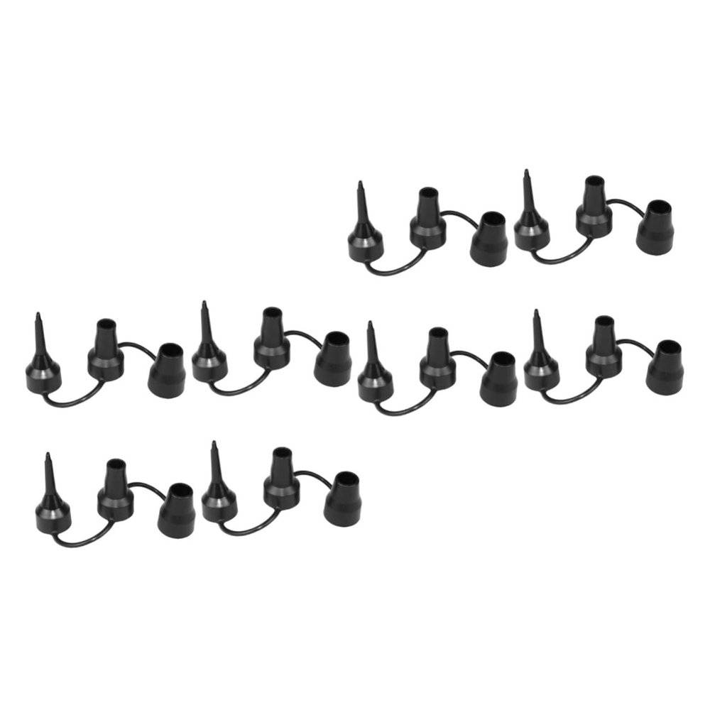BESPORTBLE 8pcs Parts Inflatable Air Mattress Replacement Nozzles Air Pump Needle Inflator