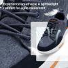 Men's Orthopedic Fashion Walking Shoes: Popular Casual Sneakers for Plantar Fasciitis, Mens Comfy Supportive Driving Shoes Outdoor Activities, Cushioned Walking Shoes Eva+Rubber Sole Denim Size 8 view 3