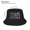 GaxfjRu Sugar Skull Fisherman Beanies for Men - Durable - Ideal for Fishing, Safari, and Beach Adventures Bucket Hats,Sun Hats Black view 4