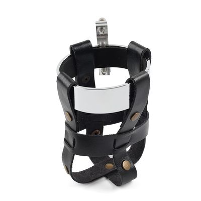 GZYF Motorcycle 19mm-33mm Handlebar Cup Holder Drink Hanging Bottle Mount for HONDA for Yamaha for Suzuki for Harley for Kawasaki Pu Leather Black