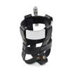 GZYF Motorcycle 19mm-33mm Handlebar Cup Holder Drink Hanging Bottle Mount for HONDA for Yamaha for Suzuki for Harley for Kawasaki Pu Leather Black view 1