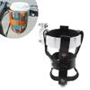 GZYF Motorcycle 19mm-33mm Handlebar Cup Holder Drink Hanging Bottle Mount for HONDA for Yamaha for Suzuki for Harley for Kawasaki Pu Leather Black view 3