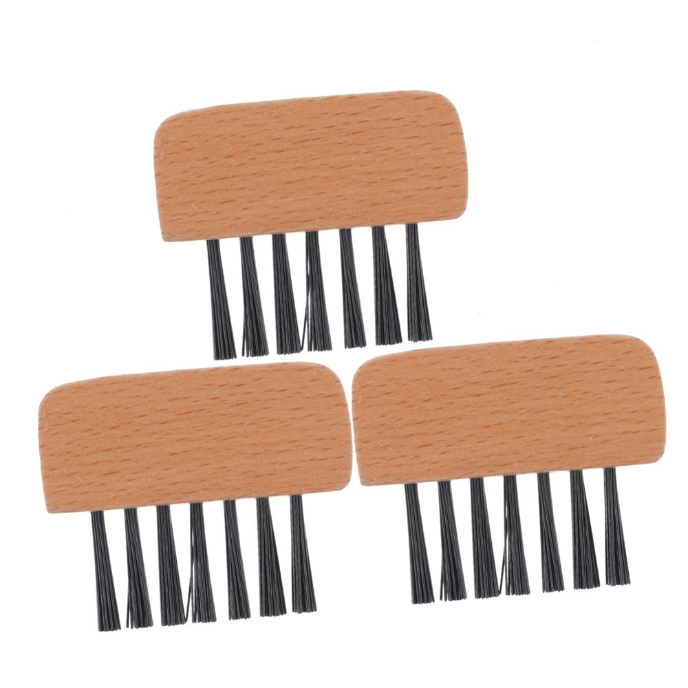 BESPORTBLE 6pcs Softball Home Plate Brush Wooden Handle Cleaning Brush for Referees Essential Gear for Softball Umpires and Baseball Dirt Removal Tool