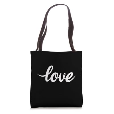 Graphic Infinite Love Printed Script Casual Tote Bag
