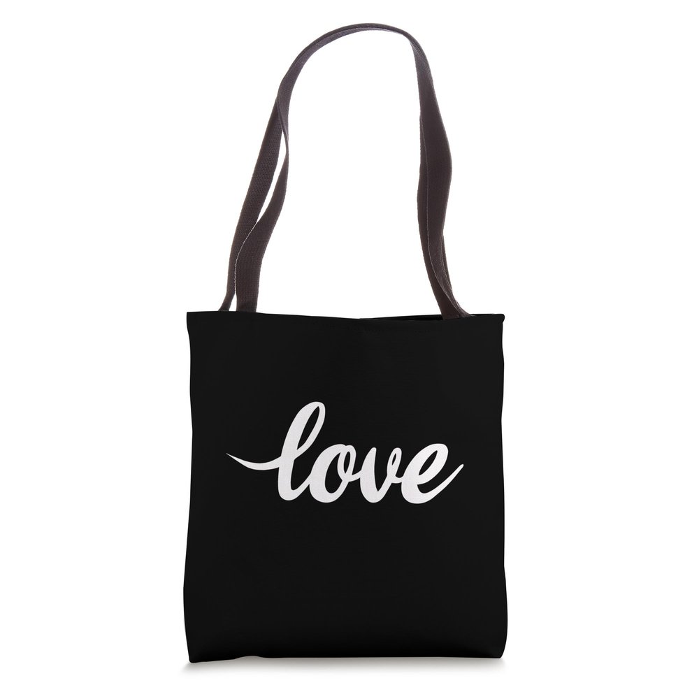 Graphic Infinite Love Printed Script Casual Tote Bag