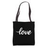 Graphic Infinite Love Printed Script Casual Tote Bag view 1