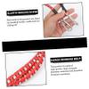 KOMBIUDA 4pcs Elastic Luggage Binding Strap Tensioner Belt for Motorcycles and Trailers Cargo Binding for Secure Transport view 3