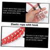 KOMBIUDA 4pcs Elastic Luggage Binding Strap Tensioner Belt for Motorcycles and Trailers Cargo Binding for Secure Transport view 4