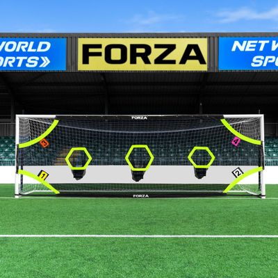 FORZA Professional Soccer Target Sheets | Soccer Target Nets with Scoring Zones for Improving Shooting Accuracy [4 Styles, 10 Size Options] (Pro+, 21ft x 7ft)