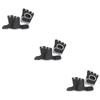 BESPORTBLE 3pairs Mens Workout Gloves Grey Half Finger Gloves Enhanced Grip Sports for Fitness Gym Barbell Weightlifting view 1