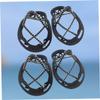 BESPORTBLE 2pairs Outdoor Silicone Traction Cleats Non-Slip Spring Crampons for Ice and Snow for Walking Jogging Hiking Made Silicone view 3
