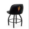 L048 Logo Grizzly Arizona State Swivel Bar Stool with Pitchfork Logo view 1