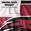 Saint Joseph's University Hawks Blanket, 50" x 60", Primary Logo Stripes, Silky Touch Super Soft Throw view 4