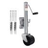 1200LBS Trailer Jack with Double Wheels, 12'' Lift, Heavy Duty Boat Trailer Mover, Boltable Trailer Jack for RV Boat view 1