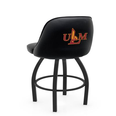 L048 Logo Grizzly Louisiana-Monroe Swivel Bar Stool