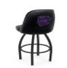 L048 Logo Grizzly Kansas State Swivel Counter Stool view 1