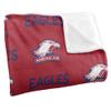 American University Blanket, 36"x58" Logo Pattern Silky Touch Super Soft Throw Blanket view 3