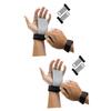 BESPORTBLE 2pairs Gymnastics Gloves Leather Palm Protector Training Gloves for Weight Lifting Lifting Grips s Grey