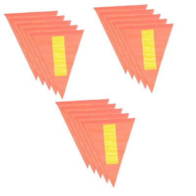 BESPORTBLE 3sets Replacement Flag Safety for Kids Bike Reflective Cycling Accessory Pvc Material Lightweight 5pcs*3