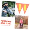 BESPORTBLE 3sets Replacement Flag Safety for Kids Bike Reflective Cycling Accessory Pvc Material Lightweight 5pcs*3 view 2