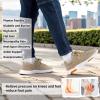 Men's Orthopedic Walking Fashion Sneakers: Popular Casual Shoes with Arch Support for Mens, Orthotic Durable Recovery Canvas Walking Shoes, Non-Slip Shoes Easy Shoes for Outdoor Khaki Size 10 view 2