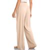 Wide Leg Yoga Pants Women Cross Over High Waisted Lounge Pants Casual Athletic Pant Workout Sweatpants Wide Leg Lounge Pants with Pockets Cozy Baggy Pants Womens Casual Pants view 3