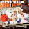 Yaure Joy 12 Pcs Basketball Acrylic Keychain bulk with 1 Black Marker for DIY Sports Party Favor (Basketball) view 4