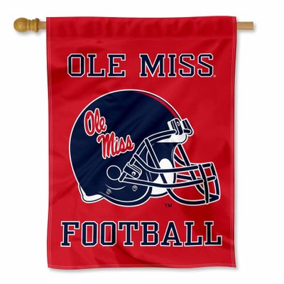College Flags & Banners Co. Ole Miss Helmet Double Sided House Banner Flag