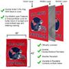 College Flags & Banners Co. Ole Miss Helmet Double Sided House Banner Flag view 3
