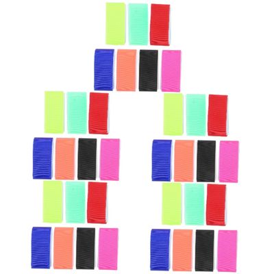 BESPORTBLE 35pcs Snowboard Fastening Bands Nylon Carry Straps for Ski Equipment Transport Multiple Colors for Easy Identification Lightweight and Portable Snowboard Accessory