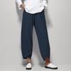 Generic Linen Pants Women Summer Linen Capri Pants for Women Women's Summer Pants Womens White Pants Casual Green Pants for Women Super Wide Leg Pants,B-Navy,4X-Large view 2