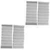 HOMSFOU 4pcs Camera Bag Dividers Padded Inserts for Backpack Lightweight Protective Organizers for Lenses and Accessories Grey Design for Photographers view 1