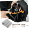 HOMSFOU 4pcs Camera Bag Dividers Padded Inserts for Backpack Lightweight Protective Organizers for Lenses and Accessories Grey Design for Photographers view 2