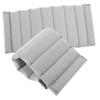 HOMSFOU 4pcs Camera Bag Dividers Padded Inserts for Backpack Lightweight Protective Organizers for Lenses and Accessories Grey Design for Photographers view 4