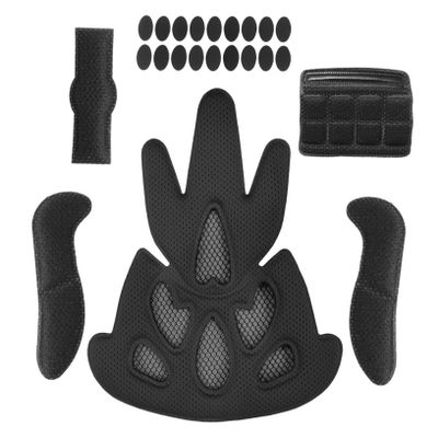 Anneome 23pcs Helmet Padding Inserts Mesh Lining Easy Install Bike Motorcycle Helmet Pads