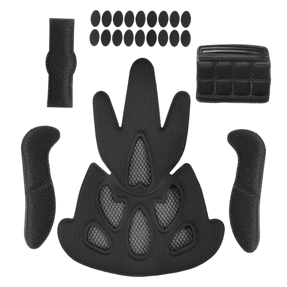 Anneome 23pcs Helmet Padding Inserts Mesh Lining Easy Install Bike Motorcycle Helmet Pads