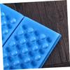 Anneome 2pcs Folding Cushion Pads Portable Xpe Seat Mat for Camping Picnics Outdoor Activities Lightweight Cold-Resistant with Storage Bag Blue view 3