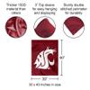 Washington State Cougars Insignia Logo Double Sided House Banner Flag view 2