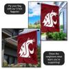 Washington State Cougars Insignia Logo Double Sided House Banner Flag view 4