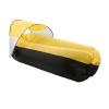 SIXRUN Outdoor Inflatable Sofa Couch Portable Inflatable Lounger Air Sofa for Camping Hiking Inflatable Sofa Inflatable Couch Tear (Black Plus Yellow) view 1