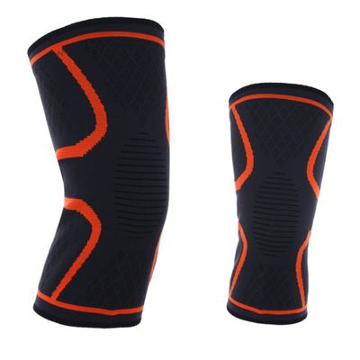 Anneome 1pc Red Sports Knee Sleeve Comfortable Support for Running Jogging and Recovery Anatomically Shaped Protector for Exercise and Rehab Lightweight and Unisex