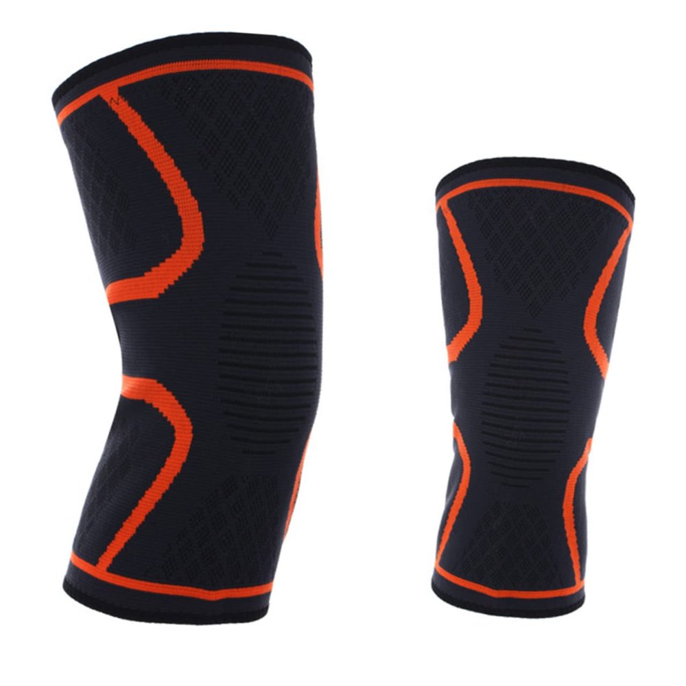 Anneome 1pc Red Sports Knee Sleeve Comfortable Support for Running Jogging and Recovery Anatomically Shaped Protector for Exercise and Rehab Lightweight and Unisex
