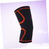 Anneome 1pc Red Sports Knee Sleeve Comfortable Support for Running Jogging and Recovery Anatomically Shaped Protector for Exercise and Rehab Lightweight and Unisex view 2