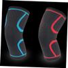 Anneome 1pc Red Sports Knee Sleeve Comfortable Support for Running Jogging and Recovery Anatomically Shaped Protector for Exercise and Rehab Lightweight and Unisex view 4