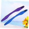 Anneome 2pcs Neoprene Adjustable Swimming Headband for Ear Protection Hair Band for Boy Girl and Adults for Yoga Diving Bathing and Water Sports Purple Blue view 2