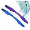 Anneome 2pcs Neoprene Adjustable Swimming Headband for Ear Protection Hair Band for Boy Girl and Adults for Yoga Diving Bathing and Water Sports Purple Blue view 3