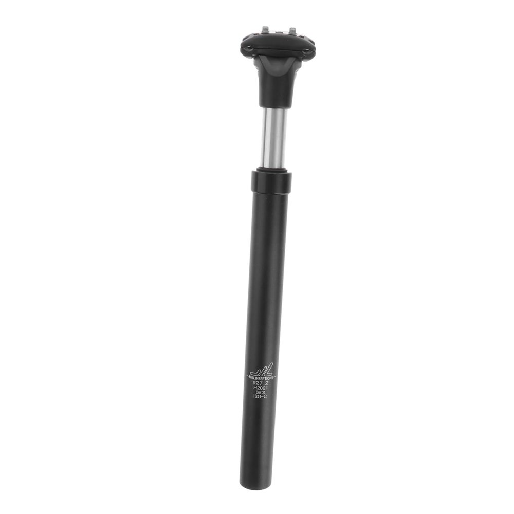 Anneome Aluminum Alloy Mountain Bike Seatpost Lengthened Tube for Road Mountain Lightweight Shockproof Easy to Install Frosted Black Finish