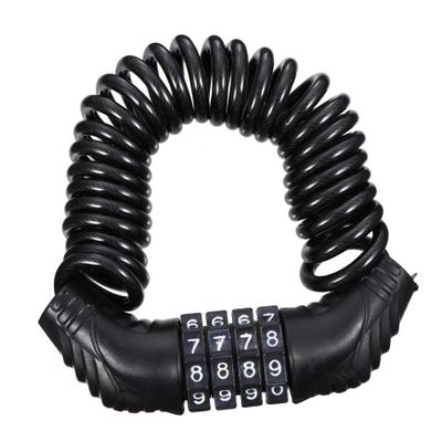 Anneome Password Lock Theft Bike Helmet Cable Lock for Bike Helmet Motorcycle Travel Luggage